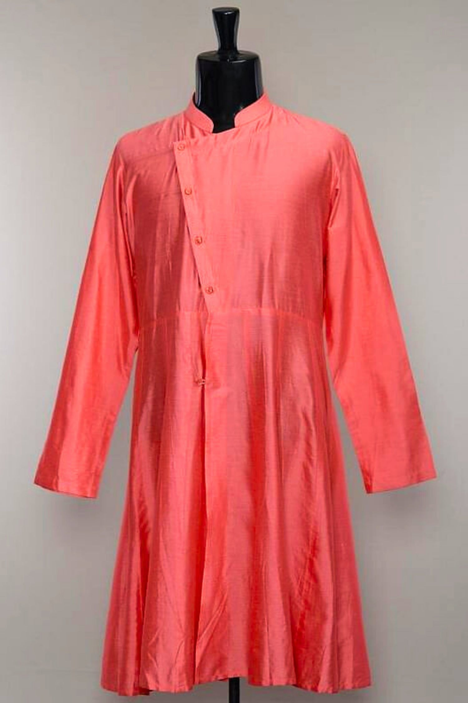 Light Blue with Pink Embroidered Sherwani