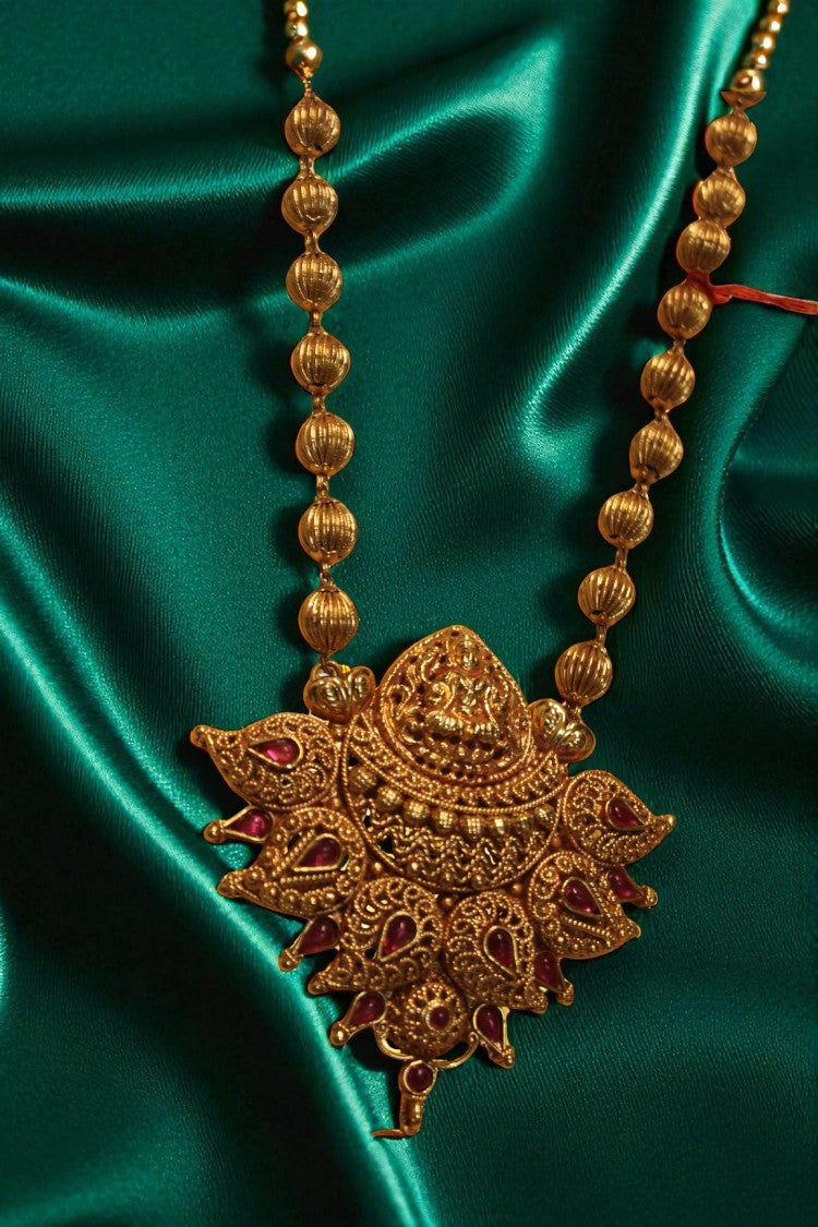 Eternal Grace Gold-Plated Haram with Earrings