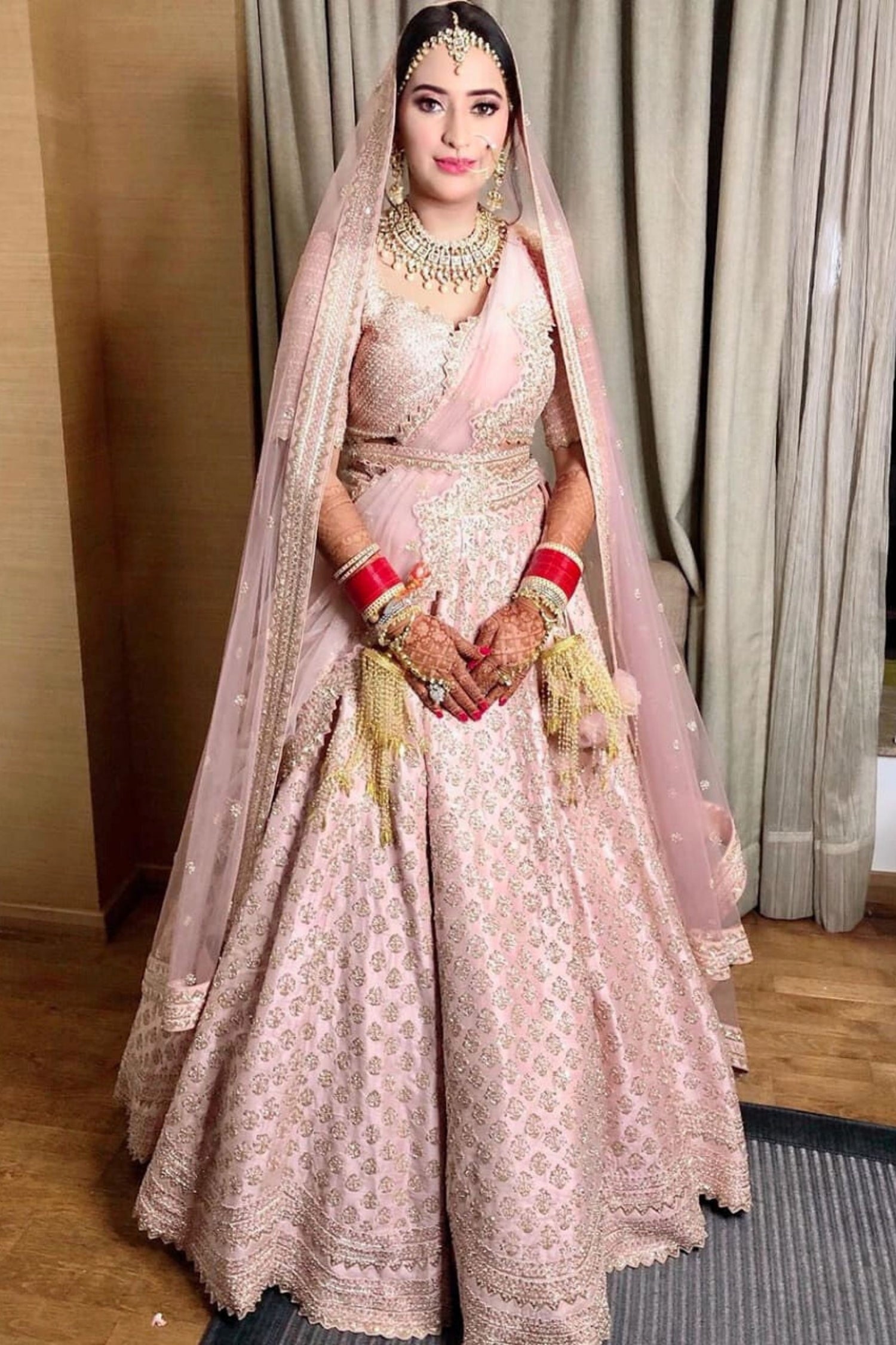 Ethereal Pastel Chasenet Bridal Lehenga
