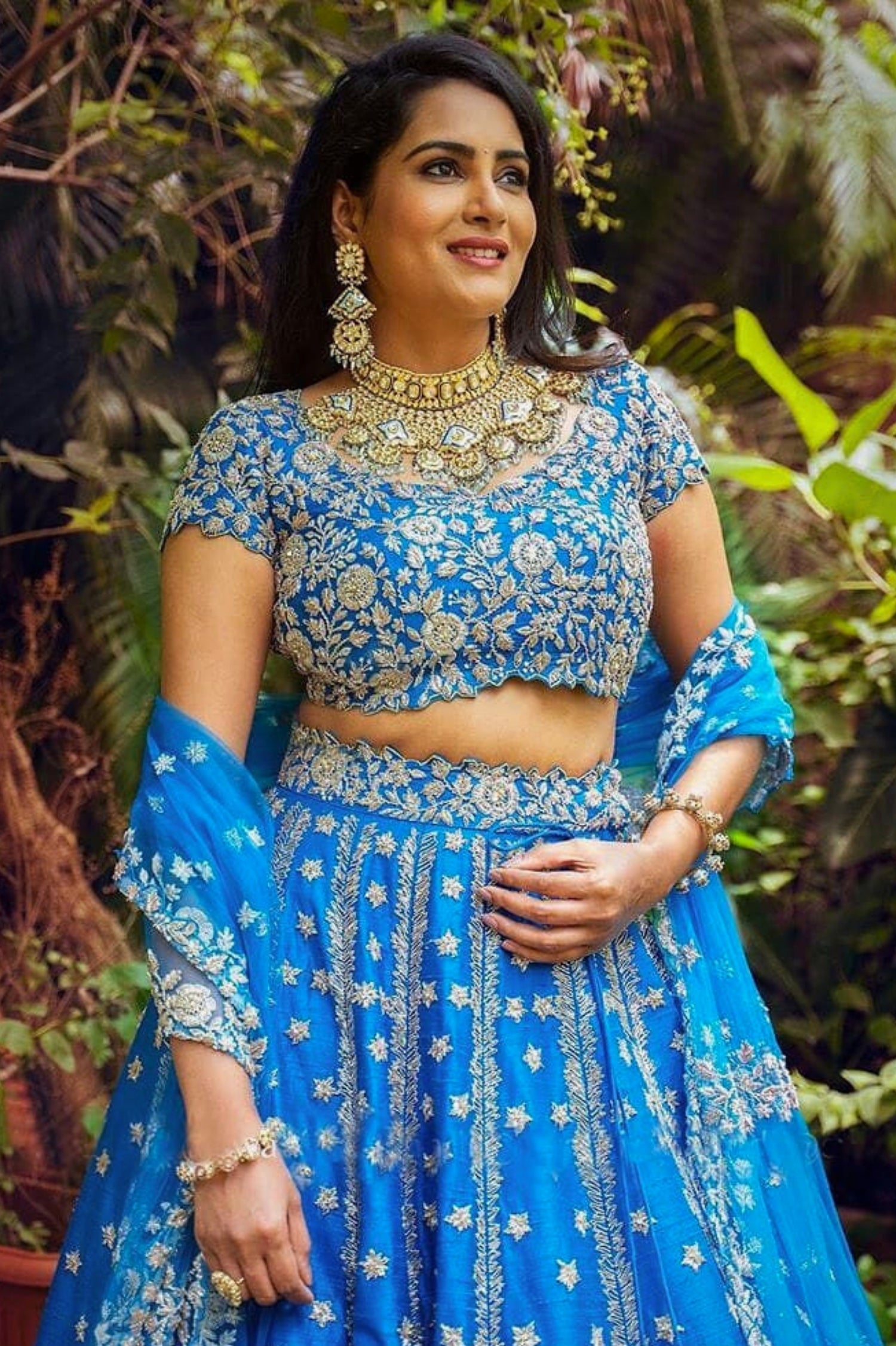 Light Blue Elegance: A Blend of Grace and Grandeur