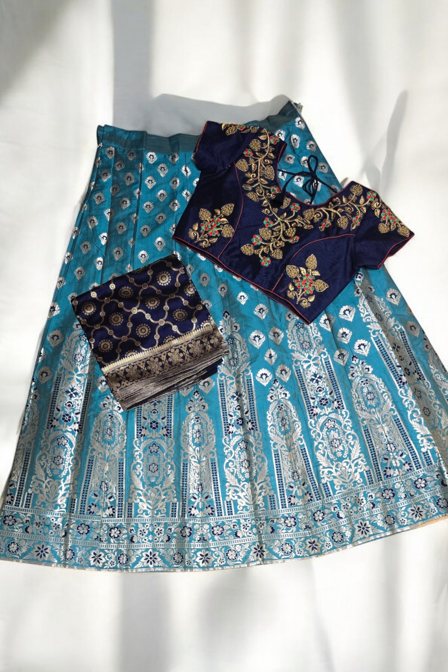 Light Blue Lehenga Set for Effortless Elegance