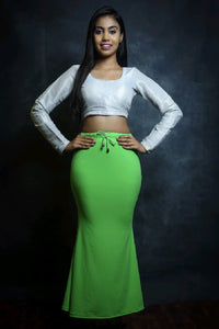 Soft Light Green Saree Shapewear