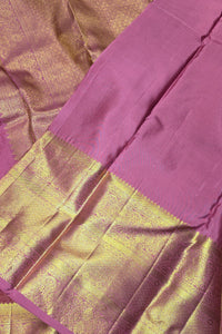 Pink Saree with Rich Gold Border