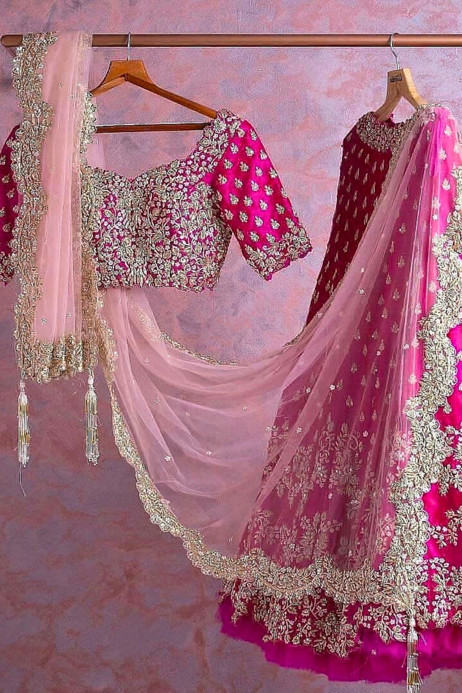 Blush Radiance Full Work Lehenga