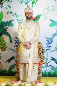 Regal Ivory Elegance Sherwani