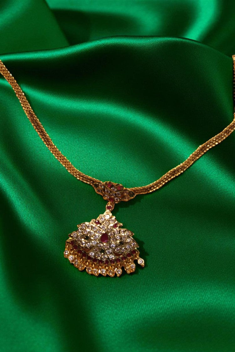 Luminescent Charm White Stone Necklace