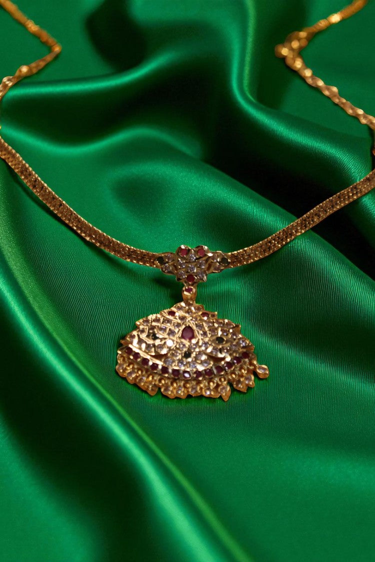 Luminescent Charm White Stone Necklace