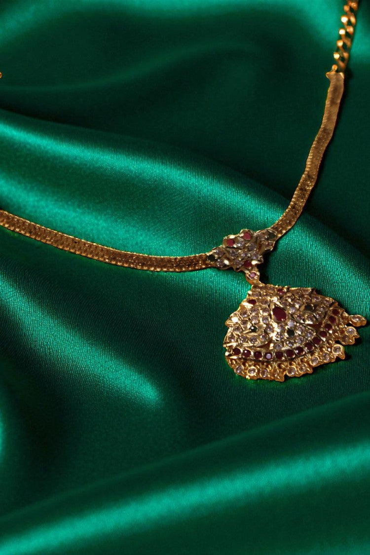 Luminescent Charm White Stone Necklace