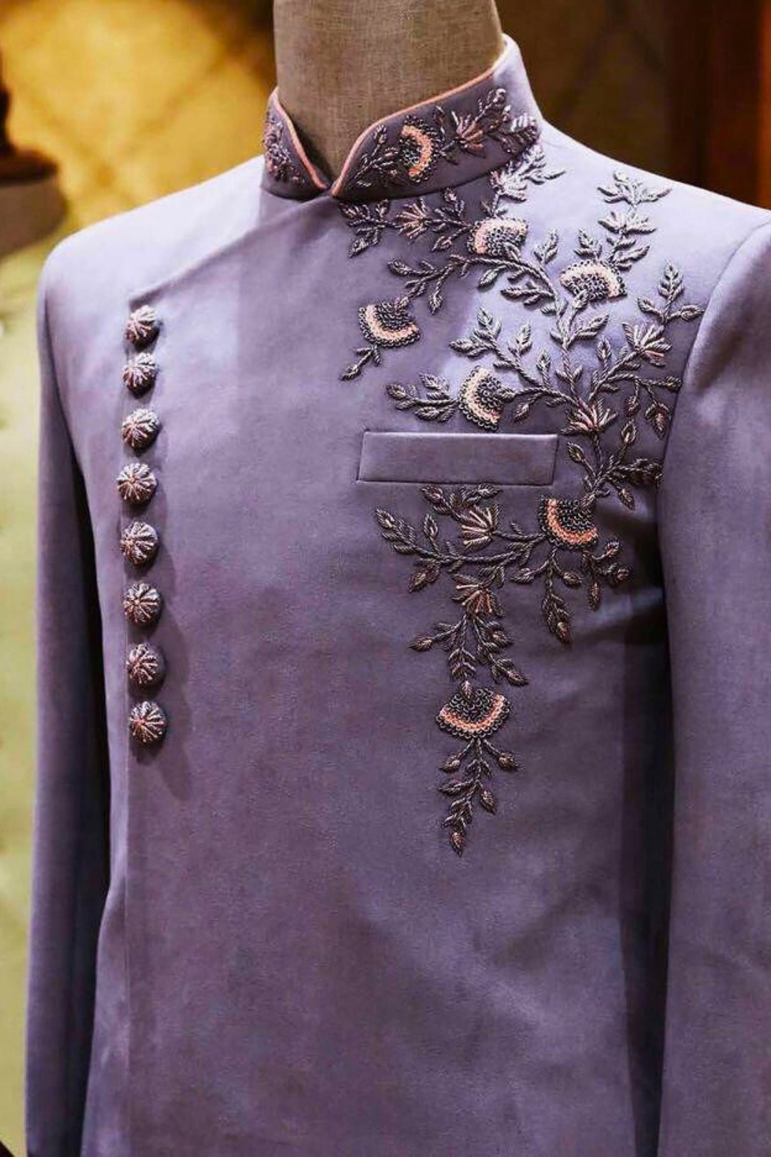 Regal Lavender Elegance Designer Sherwani