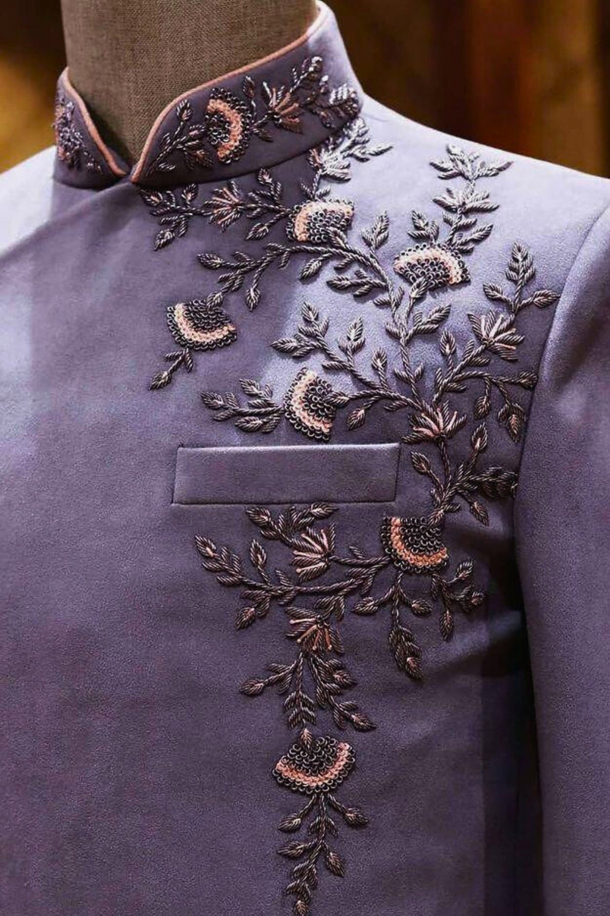 Regal Lavender Elegance Designer Sherwani