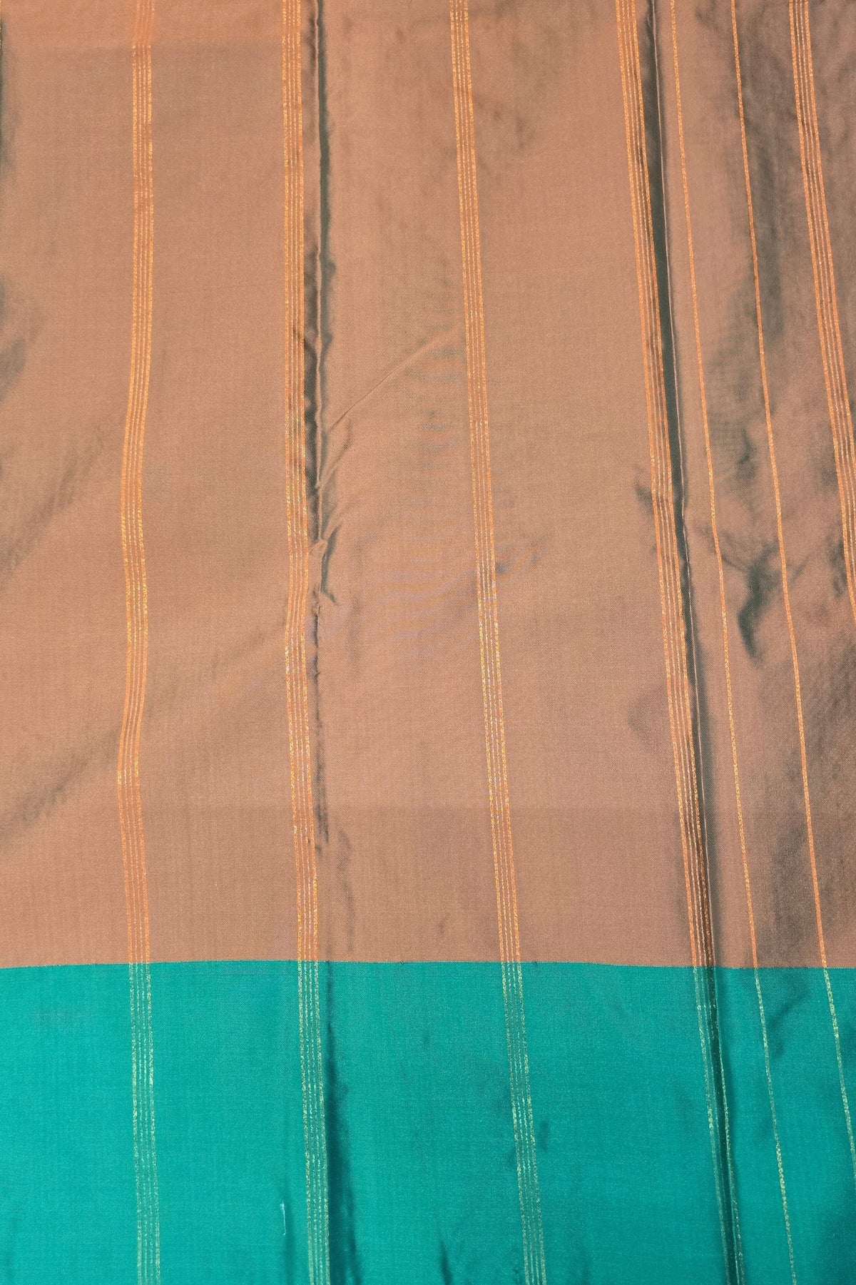 Traditional Red Semi Silk Saree with Contrasting Green Border