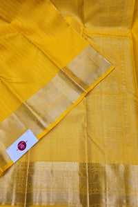 Elegant Yellow Kanchipuram Silk Saree