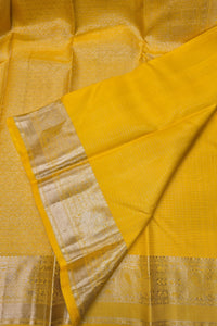 Elegant Yellow Kanchipuram Silk Saree