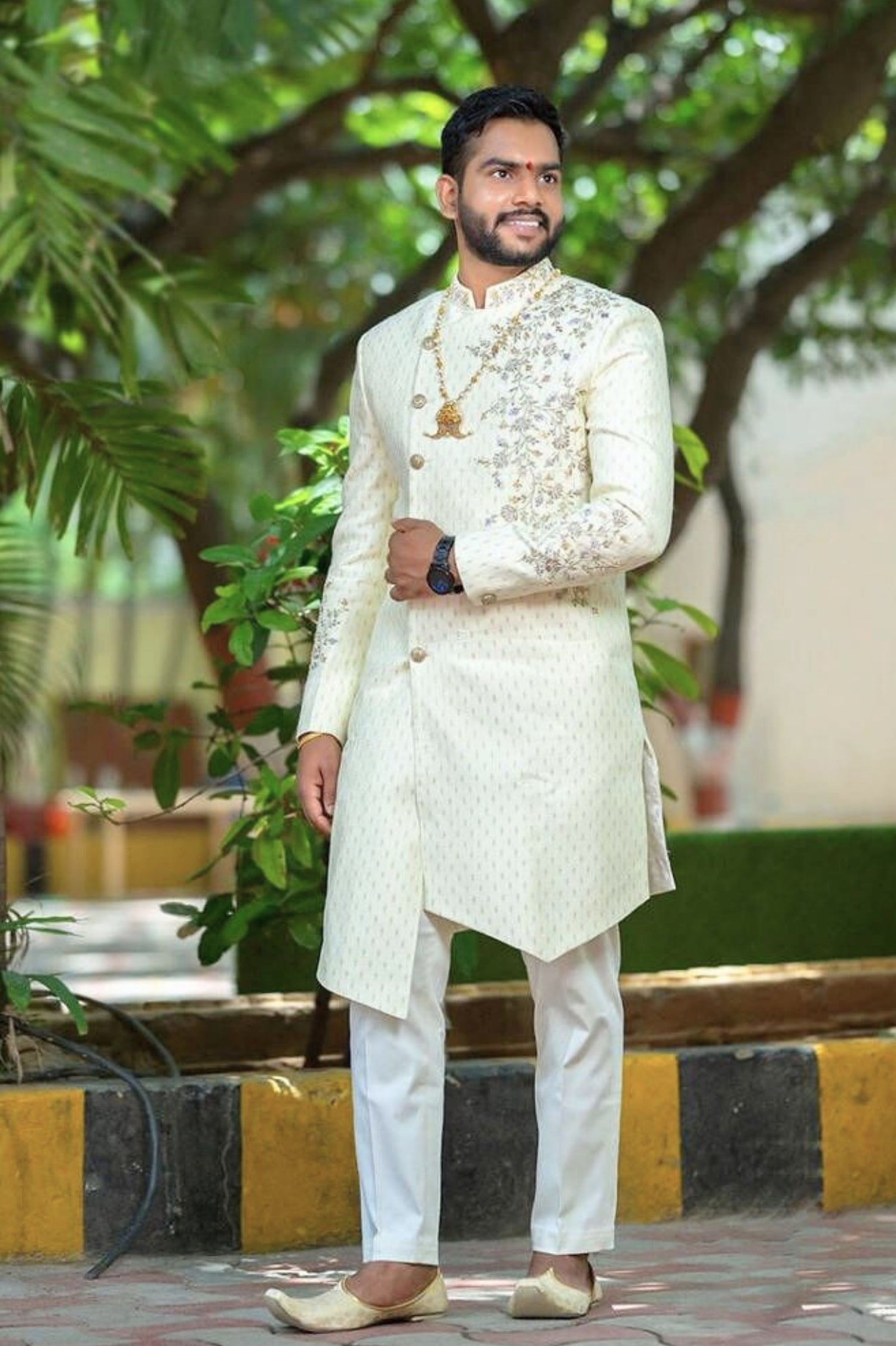 Ivory Regal Classic Designer Sherwani