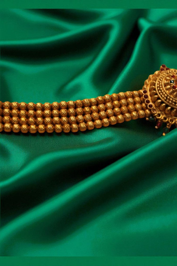 Aurelia Women’s Gold-Plated Choker Necklace with Earrings