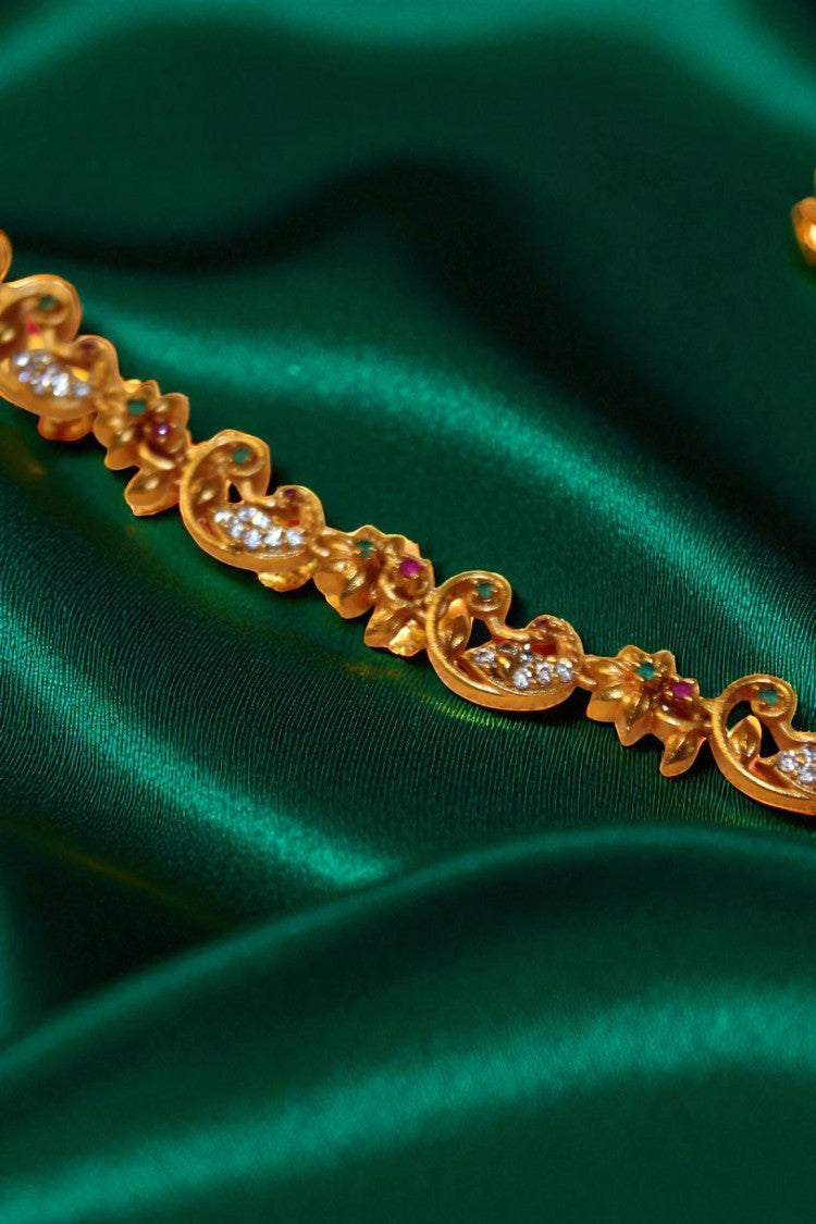 Scarlet Elegance  Necklace  and earing with Red Stones