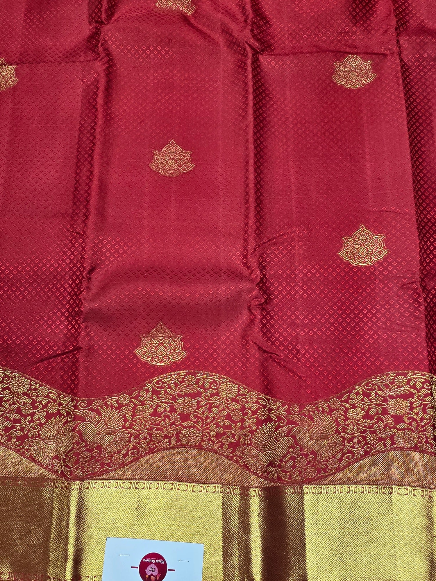 Elegant Red Kanjipuram Saree