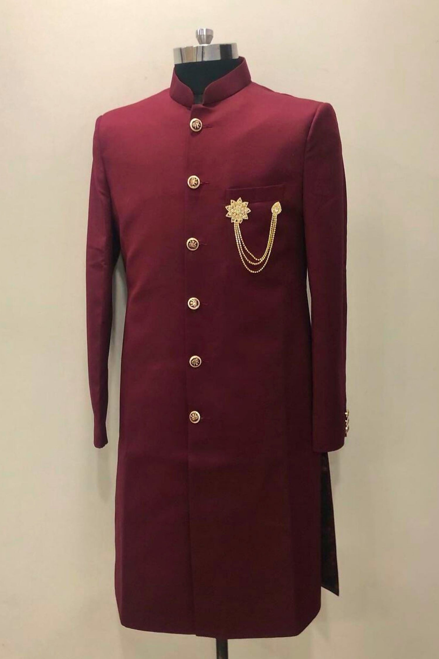 Custom Tailored Sherwani – Royal Elegance, Made for You