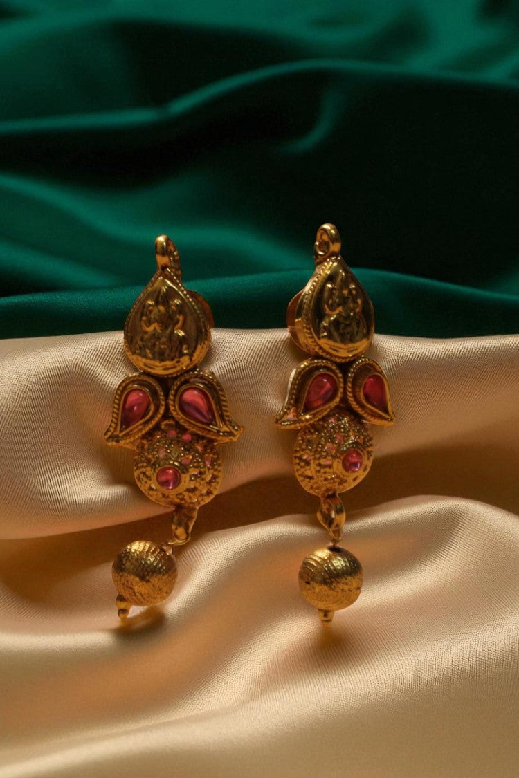 Eternal Grace Gold-Plated Haram with Earrings