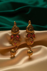 Eternal Grace Gold-Plated Haram with Earrings