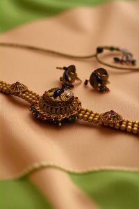 Royal Peacock Gold-Plated Haram