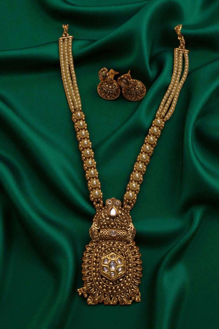 Serene Pearl Gold-Plated Haram