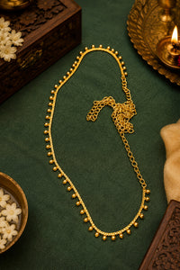 Elegant Gold Beaded Waist Chain