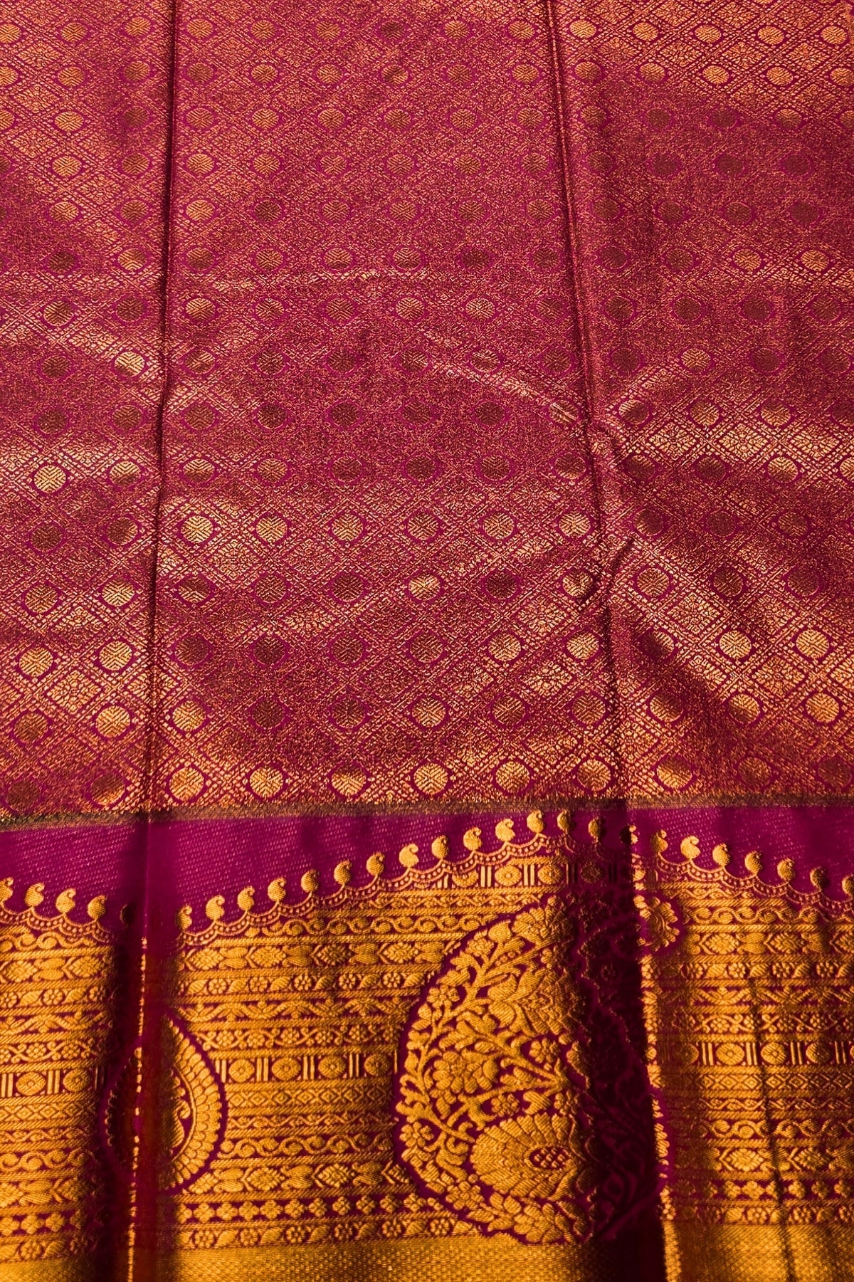 Elegant Sky Blue Semi Kanchi Silk Saree with Pink Border
