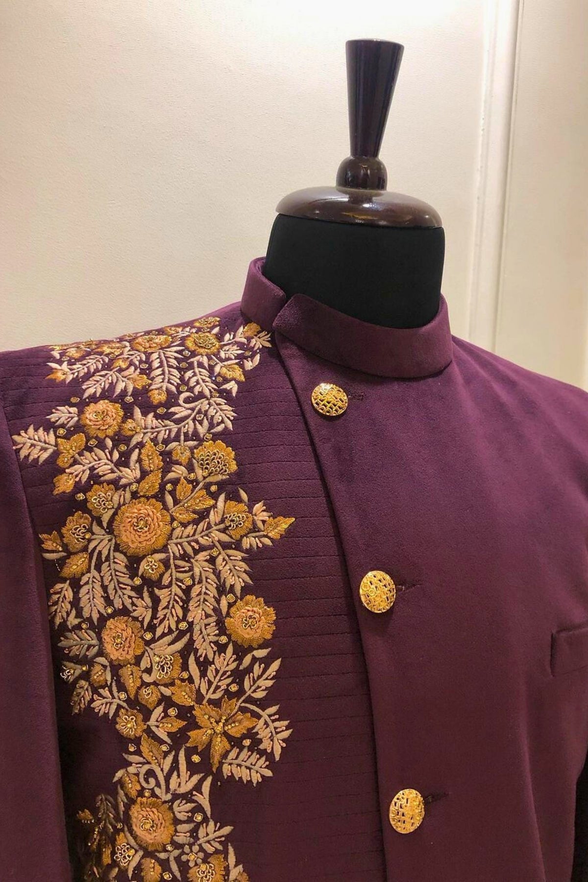 Regal Majesty – Purple Sherwani