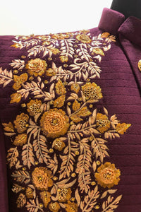 Regal Majesty – Purple Sherwani