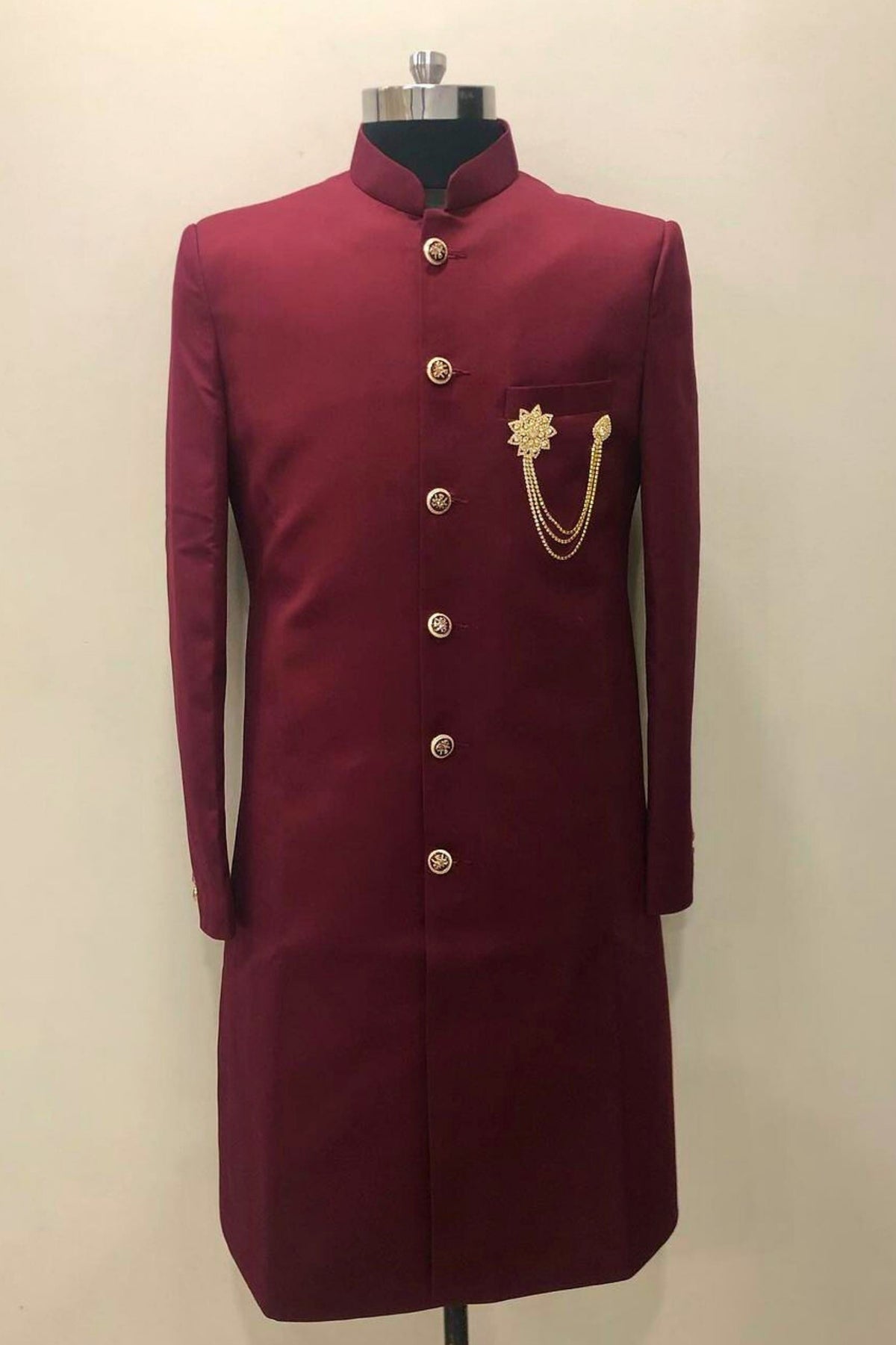Custom Tailored Sherwani – Royal Elegance, Made for You