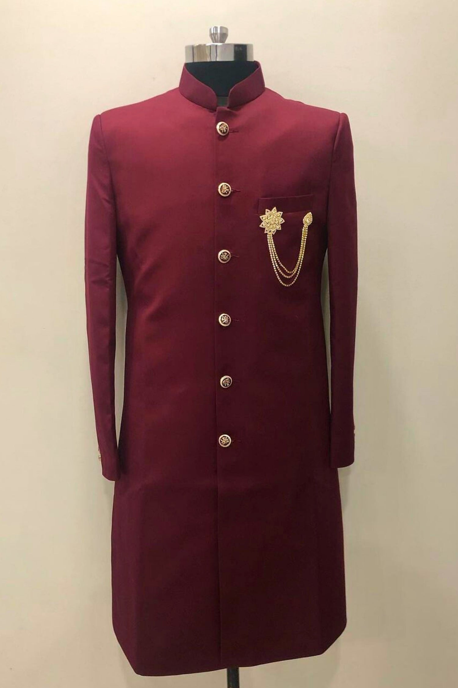 Custom Tailored Sherwani – Royal Elegance, Made for You