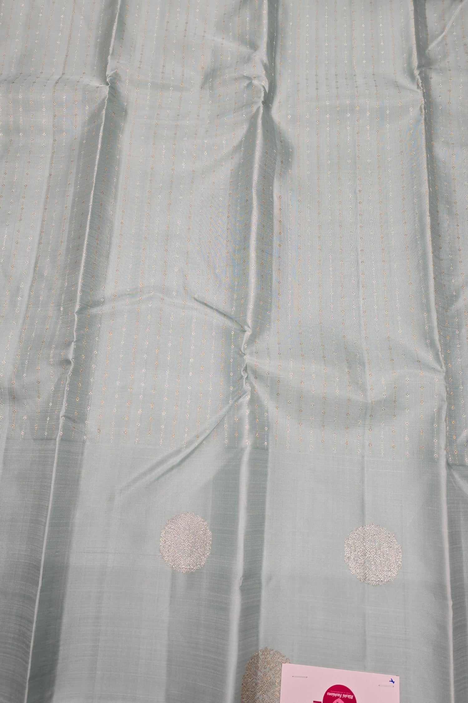 Graceful Light Blue Kanchipuram Silk Saree