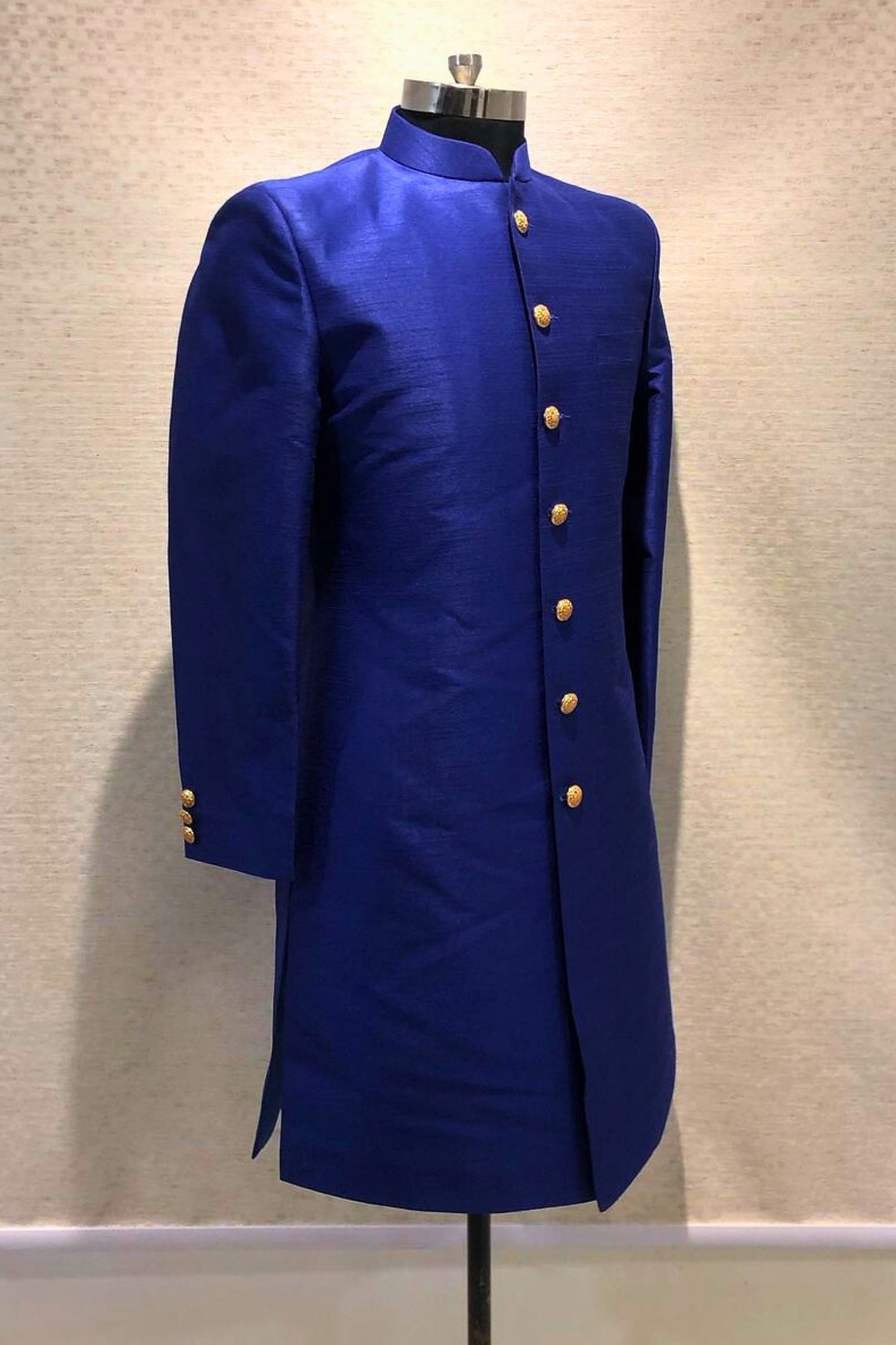 Imperial Elegance – Royal Blue Sherwani