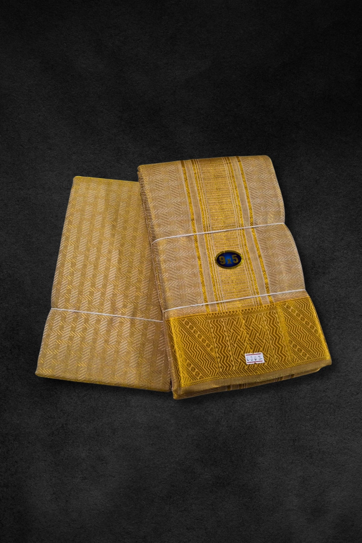 Authentic Gold Vesti with Lustrous Gold Border