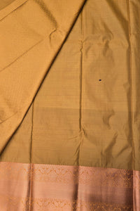 Elegant Teal Blue Semi Silk Saree with Gold Border