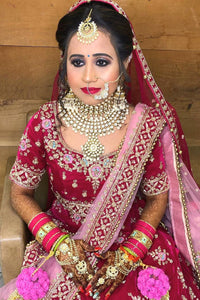 Scarlet Blossom Bridal Lehenga