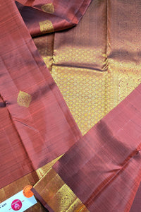 Carmine Pink Kanchipuram Silk Saree with Vibrant Elegance