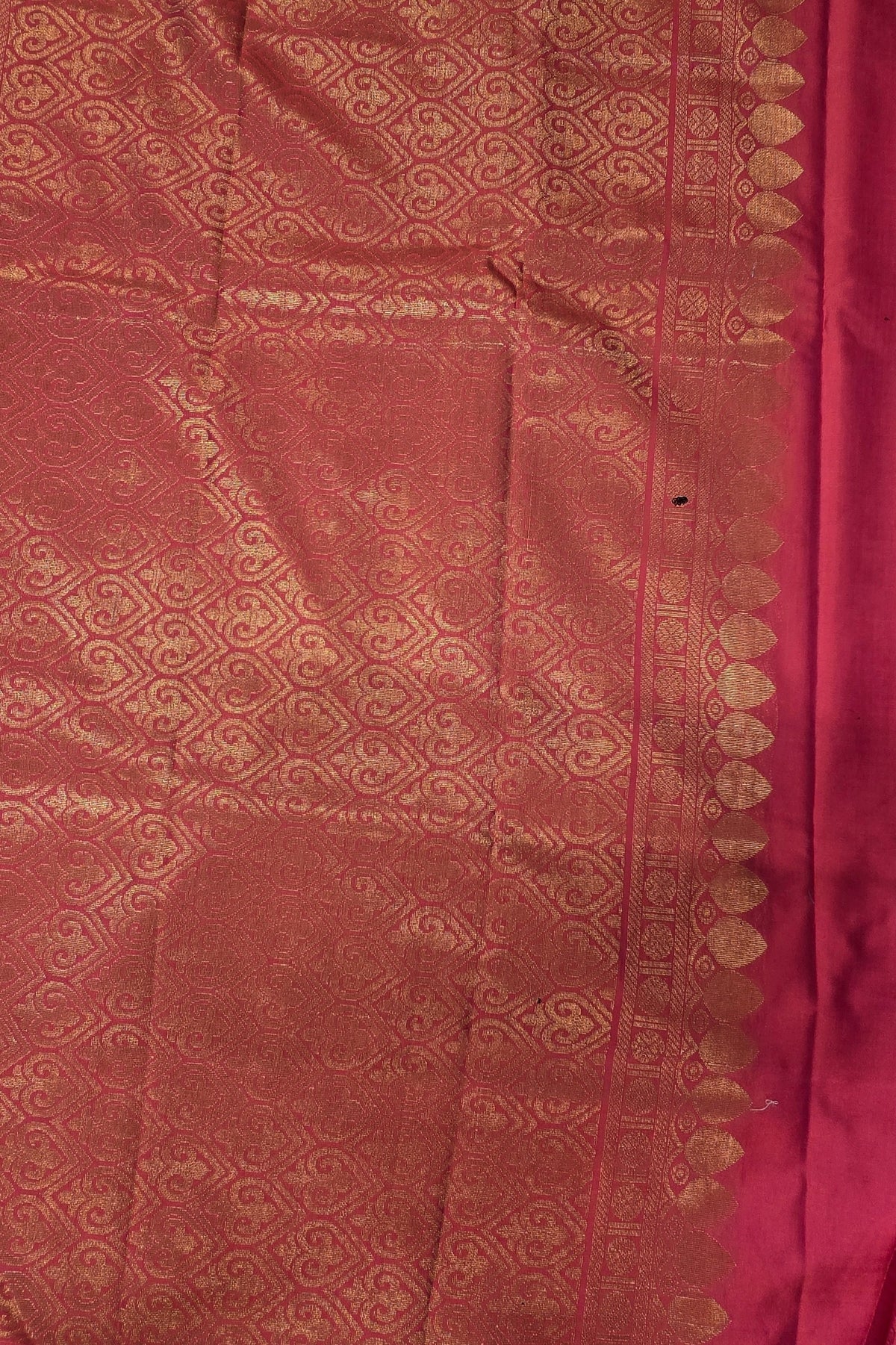 Regal Maroon Semi Silk Saree