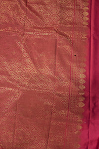 Regal Maroon Semi Silk Saree