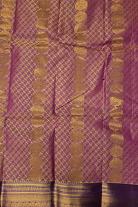 Charming Pansy Pink Semi Silk Saree
