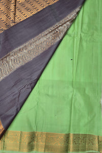 Elegant Olivine Green Semi Silk Saree