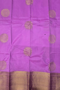 Lavender Semi Silk Saree