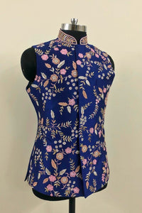 Majestic Grace – Blue Embroidered Sherwani
