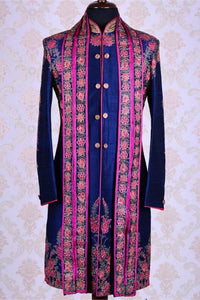 Regal Radiance – Purple with Pink Sherwani