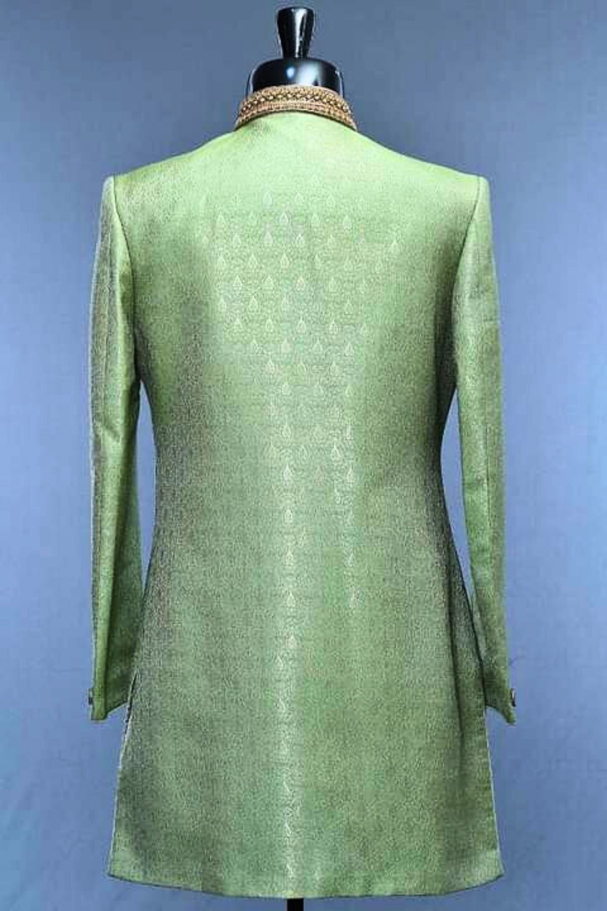 Fresh Elegance – Lite Green Sherwani