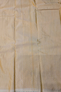 Pale Beige Semi Silk Saree