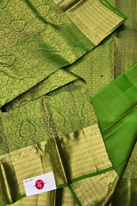 Regal Olive Green Kanchipuram Saree