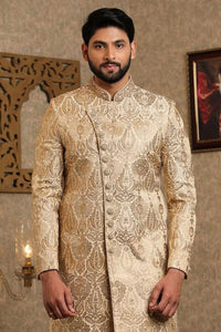 Regal Radiance Golden Sherwani