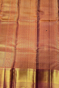 Elegant Chestnut Kanchipuram Saree